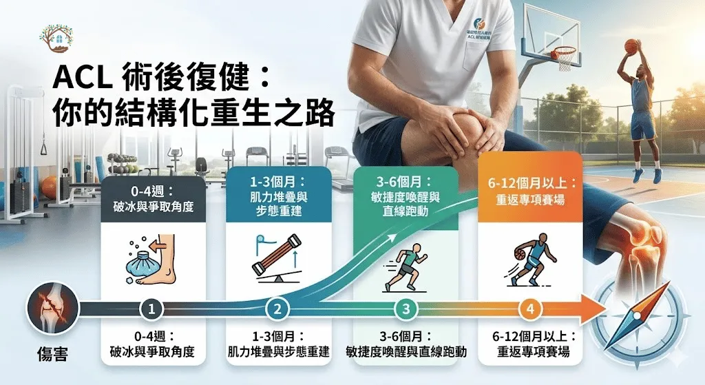 重返人生賽場：前十字韌帶（ACL）復健的完整導航光譜